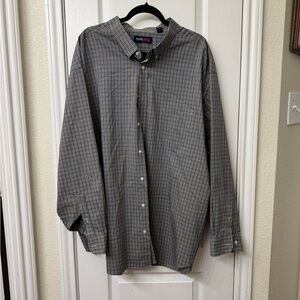 Roundtree & Yorke Multicolor Plaid Button Down Shirt